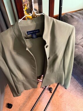 Preston & York Olive Cropped Stand-Collar Women’s Jacket